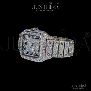 Reloj de Diamantes de Alta Calidad para Hombre con Función de Cronógrafo, Correa de Acero Resistente para Bodas, Disponible para la Venta al Precio Más Bajo - Product Image 3