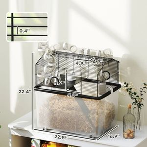 Gabbia di Lusso in Acciaio Inossidabile per Animali Domestici con Motivo Personalizzato per Razze Piccole, Medie e Grandi per Allevamento e Alloggio Interno - Product Image 3