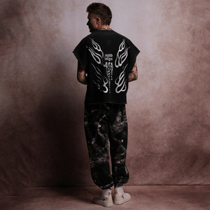 T-shirt sans manches élégant pour homme, coupe ajustée, design moderne, respirant, tenue d'été pour la salle de sport et les occasions décontractées - Product Image 6