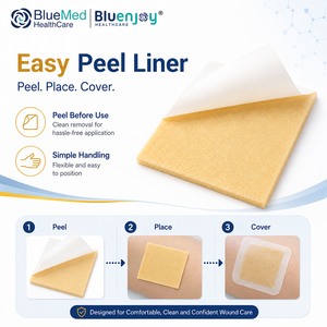 Apósito estéril BLUENJOY con <span class=keywords><strong>miel</strong></span> <span class=keywords><strong>de</strong></span> <span class=keywords><strong>Manuka</strong></span> pura <span class=keywords><strong>de</strong></span> grado médico <span class=keywords><strong>para</strong></span> la curación avanzada <span class=keywords><strong>de</strong></span> <span class=keywords><strong>heridas</strong></span>, quemaduras y sitios <span class=keywords><strong>de</strong></span> donación. - Product Image 3