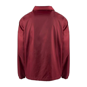 Men's Green Windproof Zipper Casual Stand Collar Regular Sleeve Polyester Material Autumn Wear <b>Coach</b> Jacket For Online Sale - Product Image 6