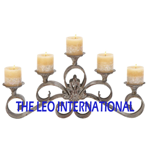 Set of 3 Natural Color Exclusive Design Decorative Candle Stand for Sale Mango Wood Square Shape Candle Holder - Product Image 5