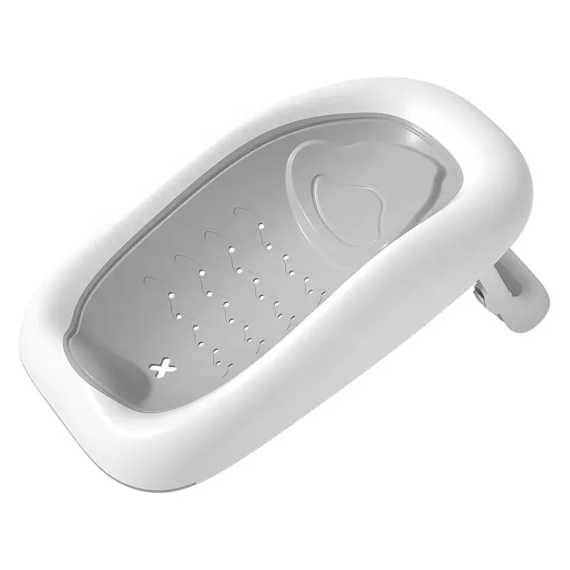 Kinderbadstoel Pp + Tpe Pasgeboren Babywasstoel Douche Verstelbare Antislip Zittende En Liggende Ondersteuning Babystand Ondersteuningsrek