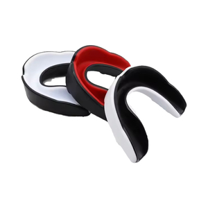 Custom Logo Professional Boil <b>Bite</b> EVA Gum Shield Mouth Guard Eco-Friendly Lightweight High Elasticity Soft Anti-Tech Boxing - Product Image 5