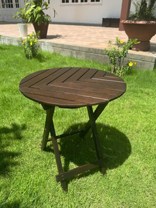 <b>Foldable</b> Extendable <b>Dining</b> <b>Table</b> Modern Wooden Patio <b>Table</b> Space Saving Furniture for Home Villa Cafe - Product Image 3