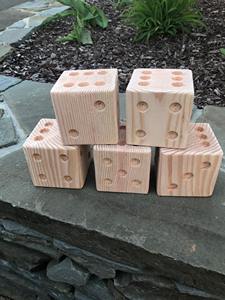 Dés en bois à marque privée, dés polyédriques en bois personnalisés pour Dungeons and Dragons, équipement de jeu professionnel, vente en gros - Product Image 2