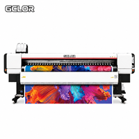 Impresora de Inyección de Tinta Digital Eco Solvente GCLOR Deluxejet3200 de 3200 mm, 4 Cabezales de Impresión I3200 para Impresión de Pancartas y Vinilos, Nueva