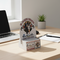 Maßgefertigter Postkartenständer Theken-Broschürenhalter Karton-Grußkarten-Displayständer