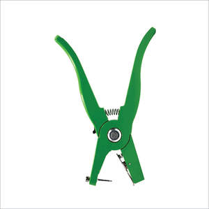 Applicateur d'étiquettes auriculaires pour animaux, ergonomique, réutilisable, haute précision, en acier inoxydable et plastique durable, pour bovins, ovins, caprins et animaux de grande taille - Product Image 4