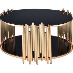 Modern Industrial Wood Coffee <b>Table</b> With Black <b>Iron</b> Frame Handmade Living Room Furniture - Product Image 6