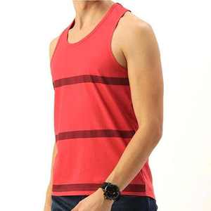 เสื้อกล้ามฟิตเนสผู้ชาย OEM ODM ผ้าเนื้อนุ่มยืดหยุ่นสูง รับผลิตตามแบบ พร้อมสกรีนโลโก้ ราคาส่งจากโรงงาน - Product Image 2