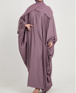 Dubai Abaya New Saudi Arabia Designs Sustainable Silk Lightweight Ankle Length Spring <b>Dress</b> <b>for</b> Women Muslim Burqa Turkey Style - Product Image 1