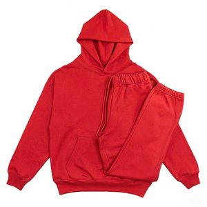 Chándal Deportivo con Bolsillos con Cremallera para Hombre, Mezcla de Poliéster y Algodón, Transpirable, Traje de Entrenamiento de Dos Piezas, Verde - Product Image 6