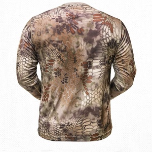Men's Long Sleeve Camouflage Hunting Shirt 100% Polyester Breathable Sublimation Print Summer Outdoor Wear - Product Image 5