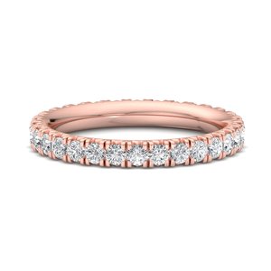 Anillo de oro rosa fino, oro blanco, oro amarillo, con diamante solitario certificado por IGI, anillo de compromiso de diseño de lujo para mujer - Product Image 4