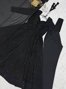 Conjunto de Anarkali con patrón Kali y tela de lona, listo para usar, con dupatta. - Product Image 6