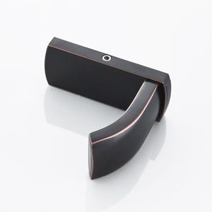 Ganci appendiabiti vintage in ottone bronzo nero, confezione da 4, per vestiti e asciugamani, accessori per bagno e hotel KJFG02HEI - Product Image 3
