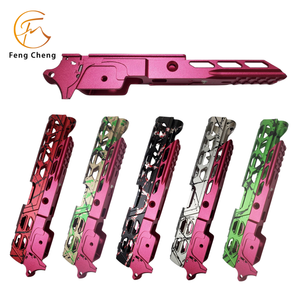 Đài Loan OEM GBB mô hình máy <span class=keywords><strong>CNC</strong></span> dịch vụ 6061 nhôm AEG SQB khung Trò chơi bắn súng phụ kiện với các bộ phận thép không gỉ - Product Image 1