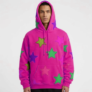 Manufacturer Custom <b>Cherry</b> Blossom Hoodie Oversized Heavyweight Quilted Lined Full Zip Jacket Unisex Sakura Streetwear Hoodies - Product Image 1
