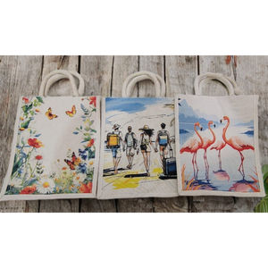 Bolsa de Lona de Algodón Estampada - Duradera y Ligera de un Solo Nivel para Armario de Dormitorio y Uso en Exteriores - Product Image 1