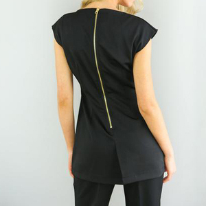 Uniformes de Belleza para Mujeres, Vestido de Masaje para Salón de Belleza y Spa, Túnica con Cierre Trasero, Traje Uniforme Tejido para Spa y Salón de Belleza - Product Image 2