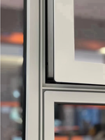 Ventana Plegable de Aluminio con Doble Acristalamiento Templado Insonorizado CE