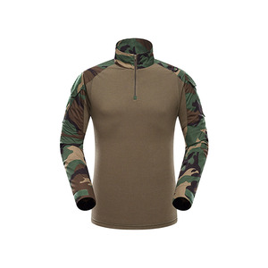 Camisetas Tácticas de Cuello Redondo, Elásticas, Ripstop, para Caza Gen 2, Camisetas de Nailon, Uniformes Estilo Frog - Product Image 4