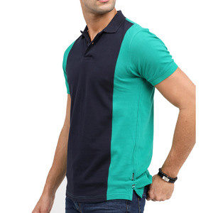 Two Tone Contrast Color Cotton Mesh Polo T <b>shirts</b> Cheap Price Casual Outerwear Supplier Bulk Discount Embroidered Polos For <b>Men</b> - Product Image 3