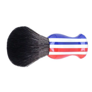 Ensemble de brosses à raser populaires pour hommes, poils synthétiques, nœuds en résine, couleur personnalisable, logo, brosse à barbe, soin de la barbe pour barbier - Product Image 4