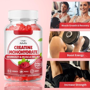 Gomitas de Creatina Monohidrato de Alta Potencia, Suplemento Diario para el Apoyo Muscular, Entrenamiento de Fuerza, Rendimiento Deportivo y Recuperación - Product Image 4