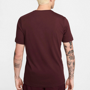 Camiseta Clásica de Cuello Redondo para Hombre, Algodón Pima con Diseño de Cuello Acanalado, Logotipo Impreso Personalizado para Ropa Casual al por Mayor - Product Image 3