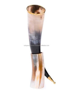 Cuerno Vikingo para Beber Hecho a Mano con Cuerno de Búfalo, Ecológico, de la Mejor Calidad, Estilo Animal, Regalo Empresarial, Técnica Pulida - Product Image 6