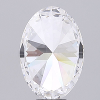 Diamante Cultivado en Laboratorio de Corte Excelente, 2 CT, VVS2, Color F, Ovalado Alargado, Certificado IGI, HPHT CVD, Diamante Suelto para Anillo de Compromiso
