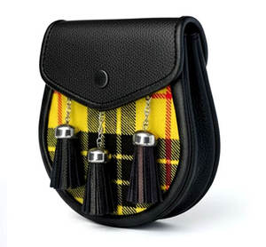Sporran écossais traditionnel en acier inoxydable écologique pour hommes, à utiliser avec un kilt des Highlands lors d'activités de plein air - Product Image 2