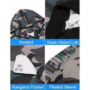 Ropa Deportiva de Invierno para Hombre, Sudadera con Estampado de Camuflaje, Conjuntos Deportivos con Estampado de Camuflaje, Chándal Deportivo de Alta Calidad - Product Image 4