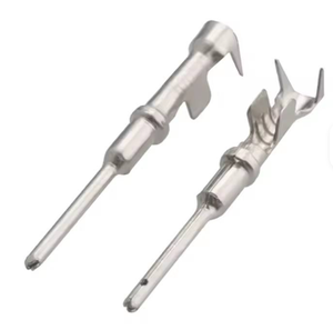 Automotive Electrical Crimp <b>Terminal</b> – DTM Series Pin, Auto-Insertion Spring Round Contact, 1.0 mm, Part No. 1062-20-0122. - Product Image 3