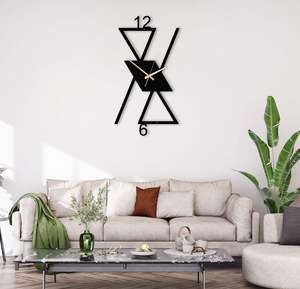 Reloj de pared de metal negro antiguo con revestimiento, una fusión perfecta de durabilidad, elegancia y practicidad diaria, un artículo de decoración para el hogar muy vendido. - Product Image 3