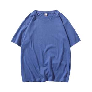 Men's <b>White</b> Short Sleeve O-Neck T-Shirt 100% Cotton Regular Fit Casual Jersey Knitted Solid Color Blank Design - Product Image 3