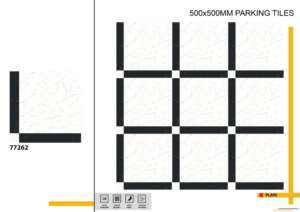 กระเบื้องปูพื้นสำหรับงานหนัก ขนาด 20x20 นิ้ว ออกแบบมาเพื่อพื้นที่อุตสาหกรรมกลางแจ้งที่ต้องการวัสดุที่ทนทานและพื้นผิวที่สม่ำเสมอ - Product Image 3