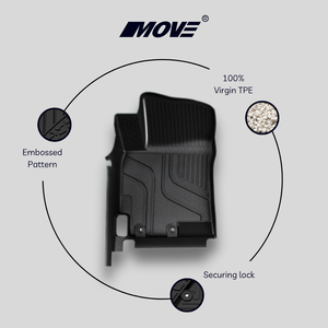 Tapis de voiture TPE sur mesure pour Hyundai Accent 2024+, haute résistance, toutes saisons, haute qualité, inodore, protection intérieure, fabrication au Vietnam - Product Image 4