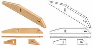 Base de Sofá Reclinable de Madera Maciza al por Mayor, Estructura de Soporte de Silla de Madera KD, Proveedor de Fábrica de Piezas de Muebles Personalizadas - Product Image 2