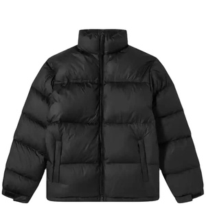 Manteaux en duvet rembourrés avec logo personnalisé Veste pour hommes à col montant avec fermeture éclair Veste de créateur pour hommes 2026 - Product Image 3
