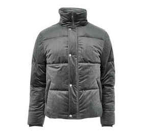 Fully Customized Men's Waterproof Canvas Puffer <b>Jackets</b> Polyester Wadding Filled Winter DDP Shipping - Product Image 5