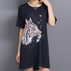 Conjunto de Pijama para Mujer, Manga Corta, Estampado, Suave y Cómodo, Ropa de Dormir Transpirable, Ropa de Casa, con Personalización OEM - Product Image 2