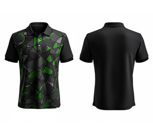 Polo de Sublimación Completa con Tecnología de Tejido Antipilling para Hombres, Mujeres y Jóvenes, de Secado Rápido y Ajuste Activo - Product Image 3