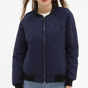 Blouson Bomber Femme Style Minimaliste avec Broderie, Tissu Mémoire Prêt à l'emploi, Impression Personnalisée et Fourniture Marque Privée - Product Image 6