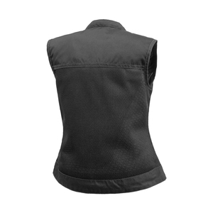 Gilet en cuir pour femme, vêtement d'extérieur personnalisé, cuir véritable, service de production en gros OEM/ODM - Product Image 5