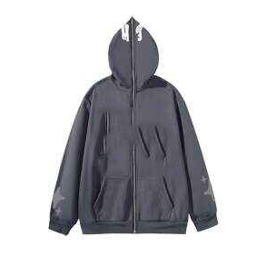 Premium full-face hoodie crafted from soft, durable cotton, featuring a full <b>zip</b> closure and a stylish, edgy design. - Product Image 2