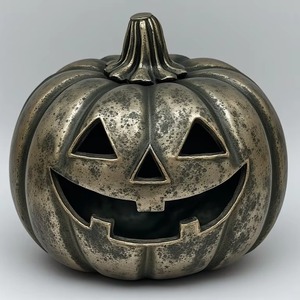 Décoration d'Halloween en métal de qualité supérieure en forme de citrouille pour intérieur, idéale pour les fêtes d'adultes, avec un effet fantôme étonnant - Product Image 1