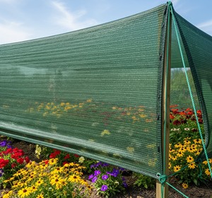 Vela de Sombra Verde Resistente a Rayos UV, Malla de Plástico Tejida de HDPE, Cubierta de Protección Solar para Jardín, Floricultura y Plantación - Product Image 3